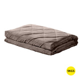 DreamZ Weighted Blanket Heavy Gravity Mink 9KGS - Low Angle