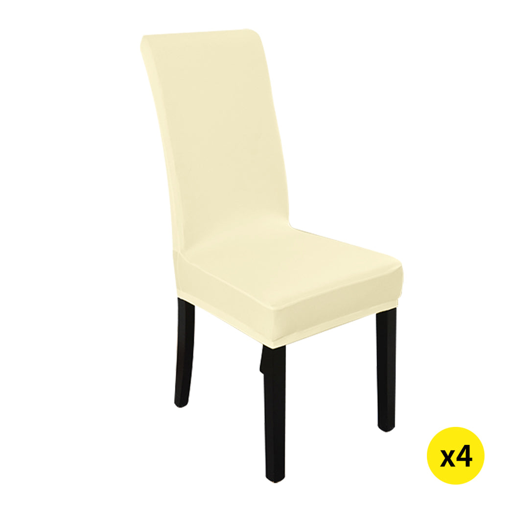4x Stretch Elastic Chair Covers Dining-2018816662756790272
