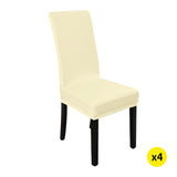 4x Stretch Elastic Chair Covers Dining-2018816662756790272