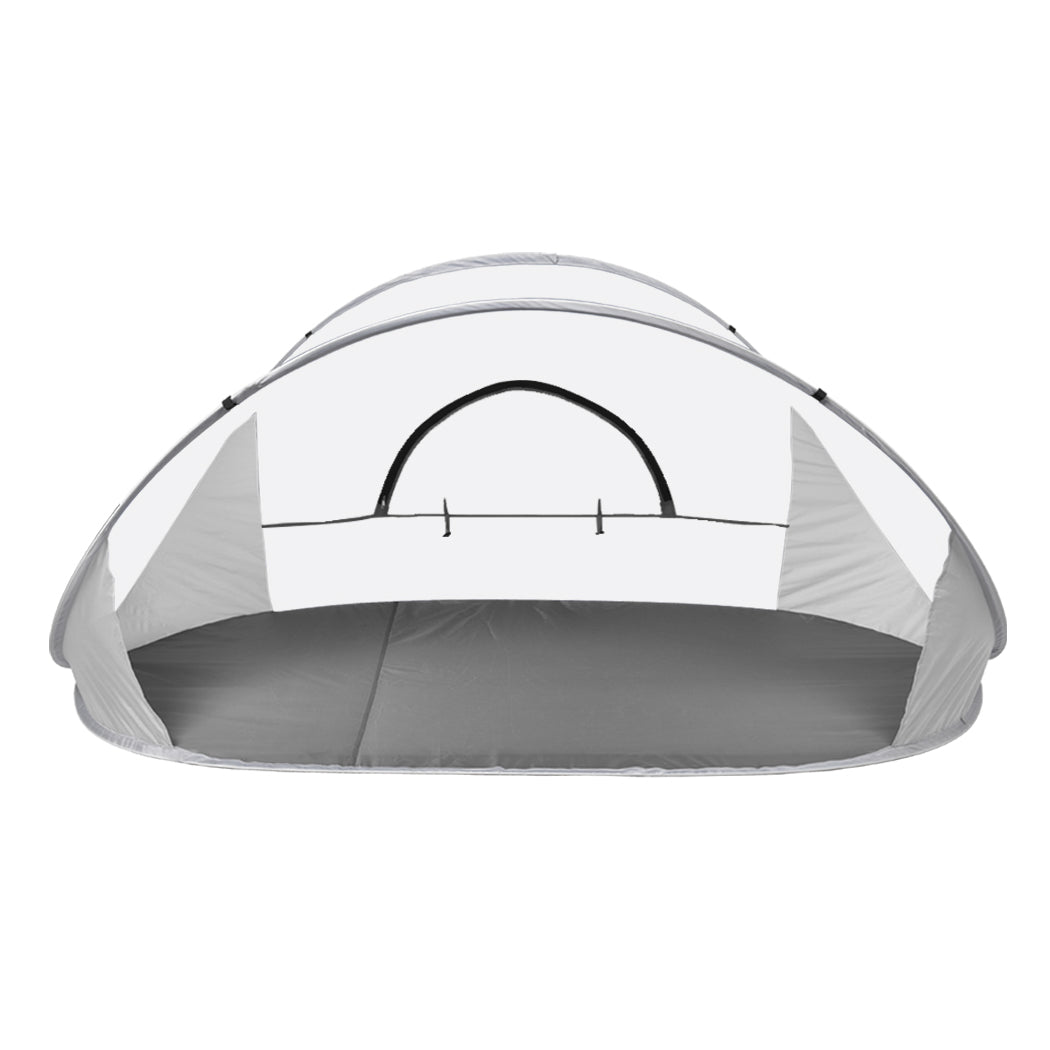 Mountview Pop Up Tent Camping Beach Grey-2006732914938744833