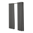 2x Blockout Curtains Panels 3 Layers Charcoal CD1003-132X213-GR-2006733251900739585