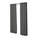 2x Blockout Curtains Panels 3 Layers Charcoal CD1003-132X213-GR-2006733251900739585