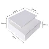 Levede 2x Bedside Tables Side Table White - Front View