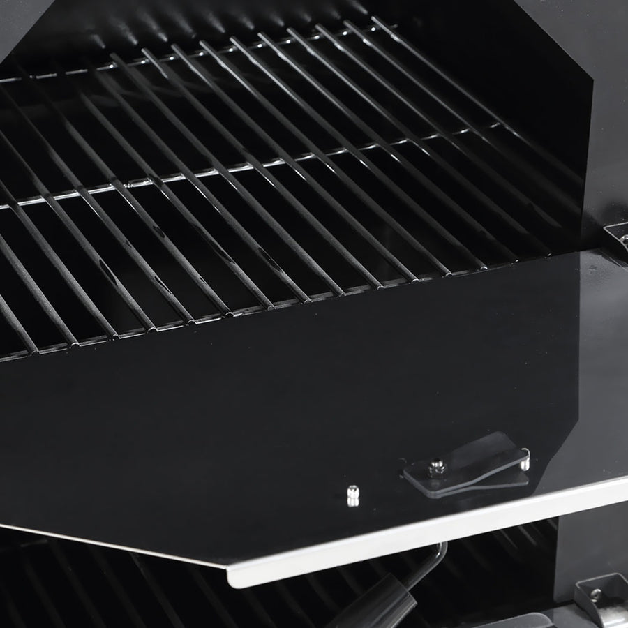 3in1 Pizza Oven Charcoal BBQ Grill Steel-2018816897616842756