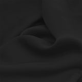 2x Blockout Curtains Panels 3 Layers Black - Top-Down View