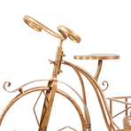 Christabelle Antique Gold Bicycle Display Metal Christmas Decor