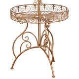 Christabelle Antique Gold 2-Tier Metal Display Stand