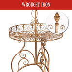 Christabelle Antique Gold 2-Tier Metal Display Stand