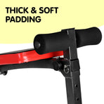 Inclined Sit up bench with Resistance bands