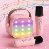 Alpha Mini Portable Karaoke Machine for Adults Kids with 2 Wireless Microphones - Extra Image
