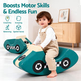 Keezi Kids Climbing Blocks Foam Toddler Playset Soft Indoor Climbing Toy Rocker - Close-Up Angle