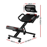 Artiss Kneeling Chair Ergonomic Office Home Knee Seat Posture Back Stretch Rest - Front View