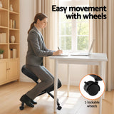 Artiss Kneeling Chair Ergonomic Office Chairs Home Knee Seat Posture Stretch Rest - 45-Degree Angle