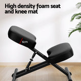 Artiss Kneeling Chair Ergonomic Office Chairs Home Knee Seat Posture Stretch Rest - Rear View