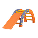 Keezi Kids Climbing Frame Set With Slide Indoor Outdoor Toddler Toys Pikler Arch Climber - Side View