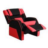 Keezi Kids Recliner Chair PU Leather Gaming Sofa Lounge Couch Children Armchair - Top-Down View