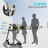 BULLET TRZ Electric Scooter 140W Adjustable and Foldable for both Adults / Kids - Close-Up Angle