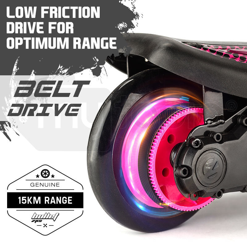 BULLET Pink 140W Electric Kids Scooter - ZPS