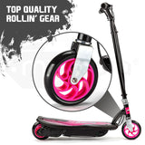 BULLET Pink 140W Electric Kids Scooter - ZPS