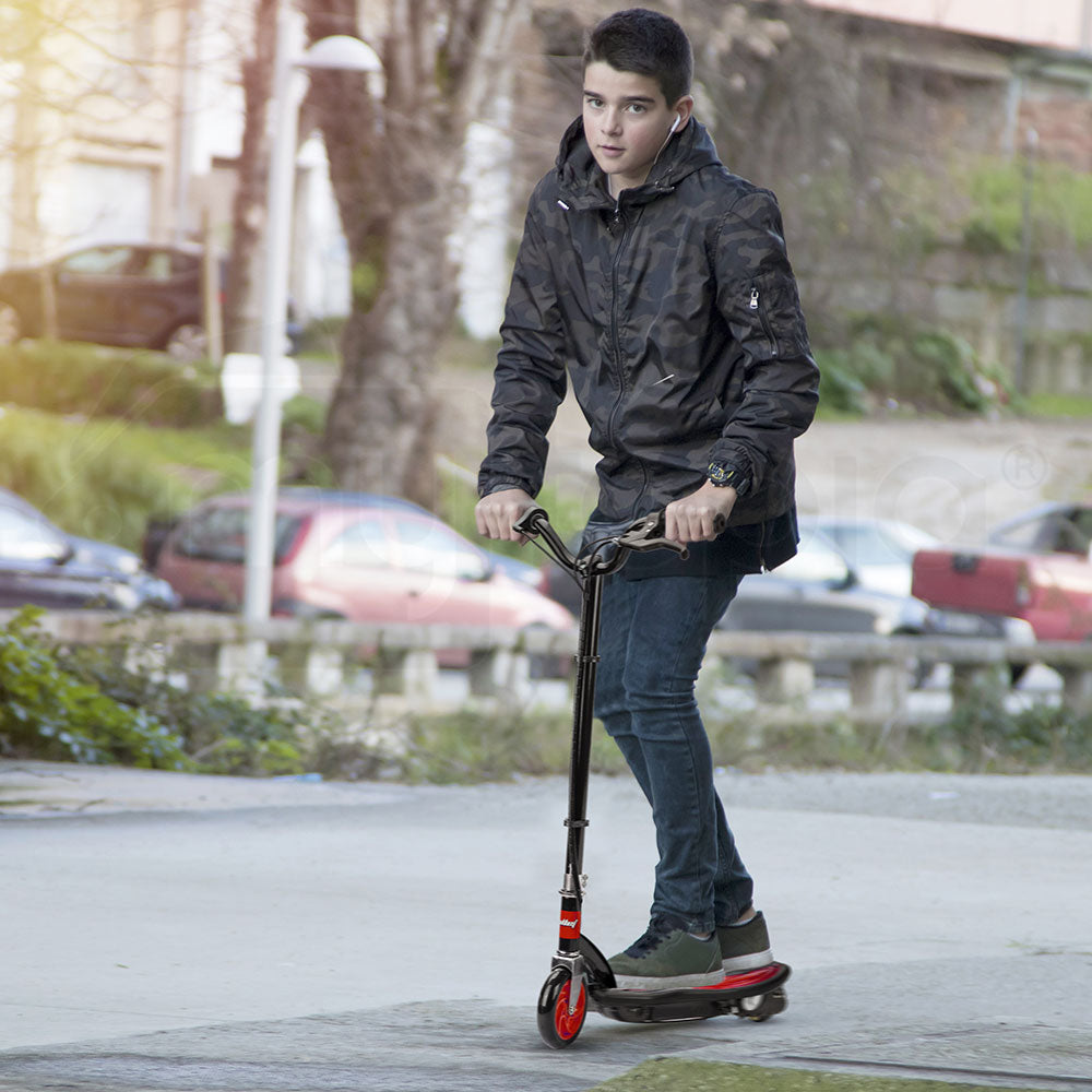 BULLET ZPS Kids Electric Scooter 140W Children Ride Toy Battery Boys Girls Red