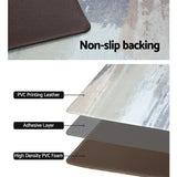 Artiss Kitchen Mat 45x75cm PVC Floor Rug Carpet Non-slip Lydia - Rear View