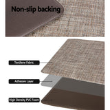 Artiss Kitchen Mat 45x150cm Textilene Floor Rug Carpet Non-slip - Rear View
