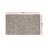 Artiss Kitchen Mat 45x75cm Textilene Floor Rug Carpet Non-slip - Front View