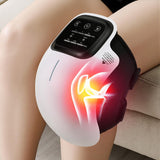 Livemor Knee Massager Vibration Infrared Heating Therapy Machine Elbow - Close-Up Angle