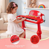 Keezi Kids Piano Keyboard 37 Keys Electronic Musical Instrument Set w/ Stool Microphone - Extra Image
