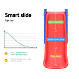 Keezi Kids Slide Swing Set Basketball Hoop Outdoor Playground Toys 120cm Blue - Rear View