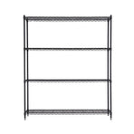 Artiss 4-Tier Kitchen Rack Shelf with Wheels Shelving 152x45x187CM Adjustable Metal Storage Shelves