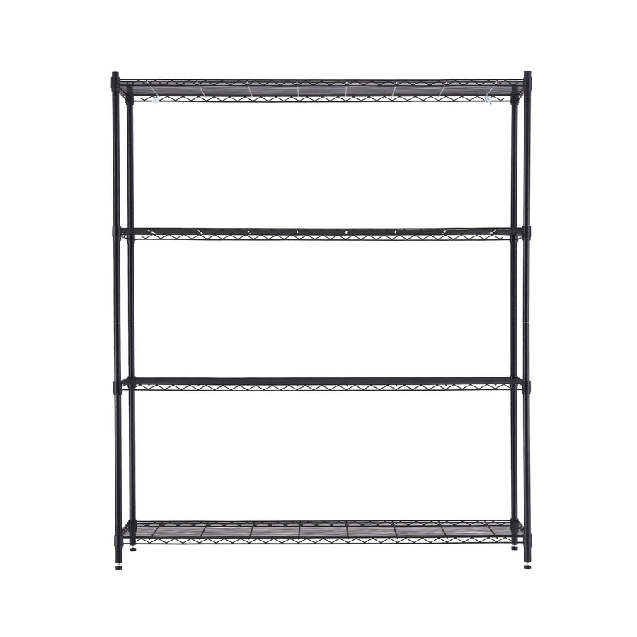 Artiss 4-Tier Kitchen Rack Shelf with Wheels Shelving 152x45x187CM Adjustable Metal Storage Shelves