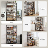 Artiss Kitchen Rack with Power Outlets Hooks 96CMX170CM Microwave Storage Shelf - Extra Image