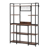 Artiss Kitchen Rack with 6 Hooks Microwave Storage Shelf 120cm x 170cm - Extra Image