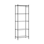 Artiss 5-Tier Kitchen Rack Shelf Shelving Unit 55x30x150CM Adjustable Metal Storage Shelves Black