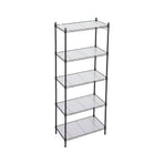 Artiss 5-Tier Kitchen Rack Shelf Shelving Unit 55x30x150CM Adjustable Metal Storage Shelves Black