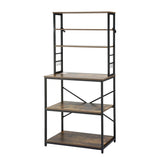Artiss 6-Tier Kitchen Rack with 6 Hooks Microwave Storage Shelf 80cm x 167cm - Extra Image