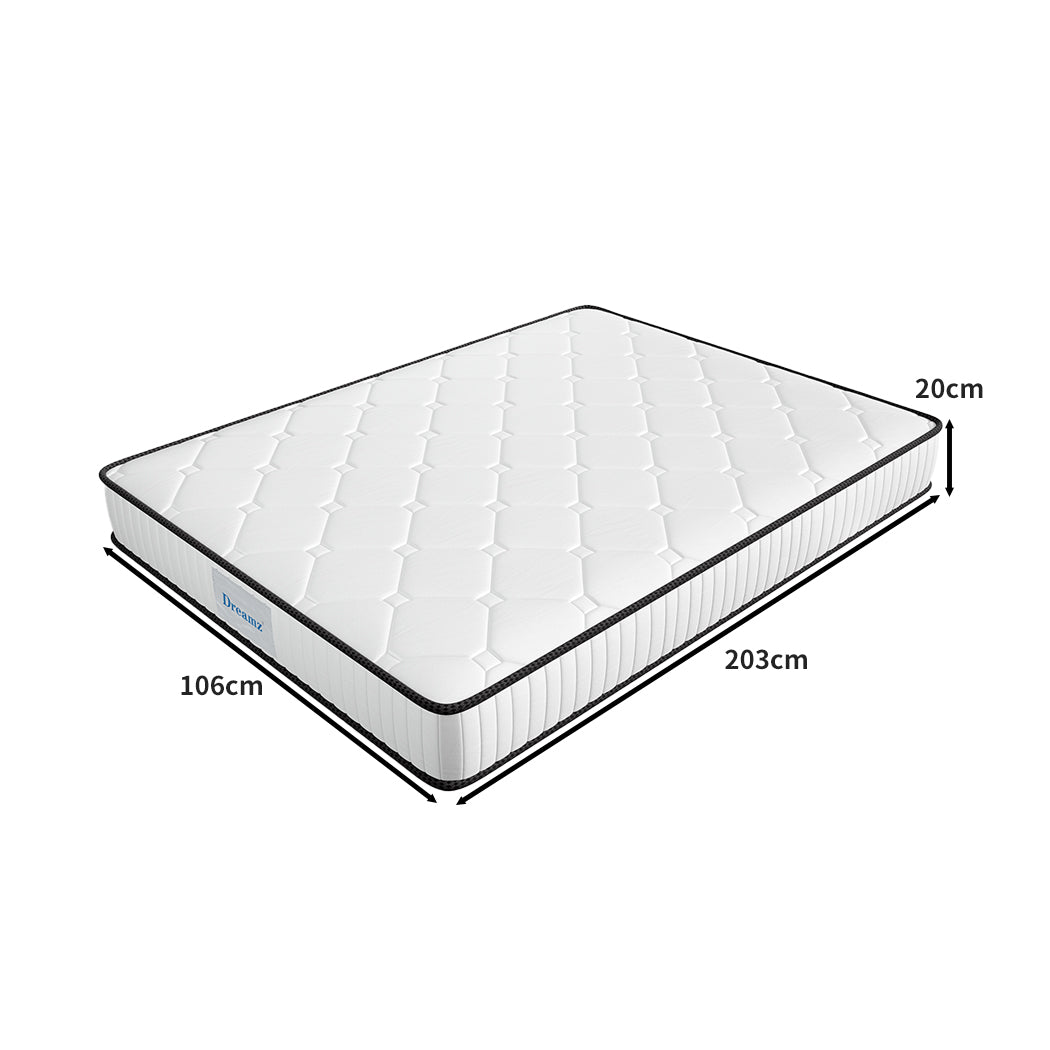 Dreamz Spring Mattress Bed Pocket Tight King Single-2018816851953455106