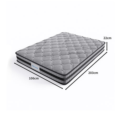 Dreamz Spring Mattress Bed Pocket Egg King Single-1954802851700150274