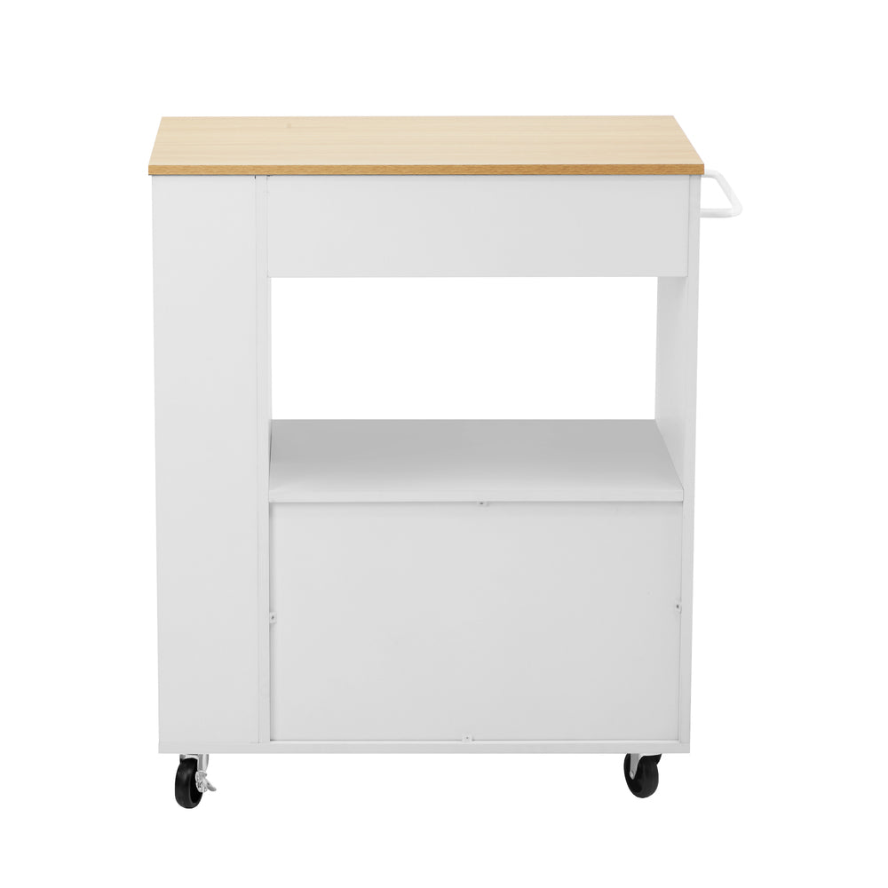 Oikiture Kitchen Island Trolley Rolling Serving Cart