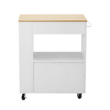 Oikiture Kitchen Island Trolley Rolling Serving Cart