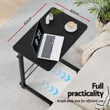 Artiss Laptop Desk Table Adjustable 60CM Black - 45-Degree Angle