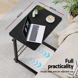 Artiss Laptop Desk Table Adjustable 60CM Black - 45-Degree Angle