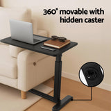 Artiss Laptop Desk Height Adjustable Mobile Workstation Computer Desks 70CM - Top-Down View