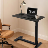 Artiss Laptop Desk Height Adjustable Mobile Workstation Computer Desks 70CM - Close-Up Angle