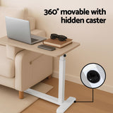 Artiss Laptop Desk Height Adjustable Mobile Workstation Computer Desks 70CM - Side View