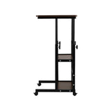 Artiss Laptop Desk Height Adjustable Mobile Workstation Computer Desks 60CM - Side View