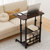 Artiss Laptop Desk Height Adjustable Mobile Workstation Computer Desks 60CM - Close-Up Angle