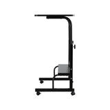 Artiss Laptop Desk Portable Sit Stand Desks Height Adjustable Workstation 80CM - Side View