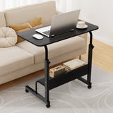 Artiss Laptop Desk Portable Sit Stand Desks Height Adjustable Workstation 80CM - Close-Up Angle